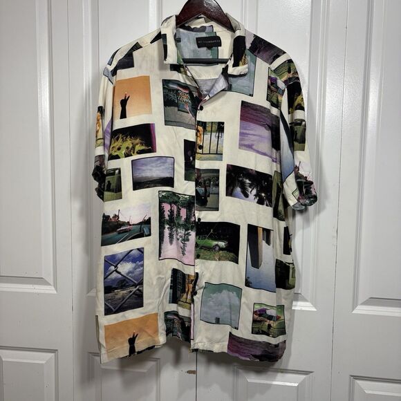 No Boundaries Graphic Shirt Mens 3XL Photo Print Summer Streetwear Y2K Vibe - Picture 1 of 8